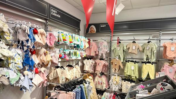 Baby-Abteilung bei Kik