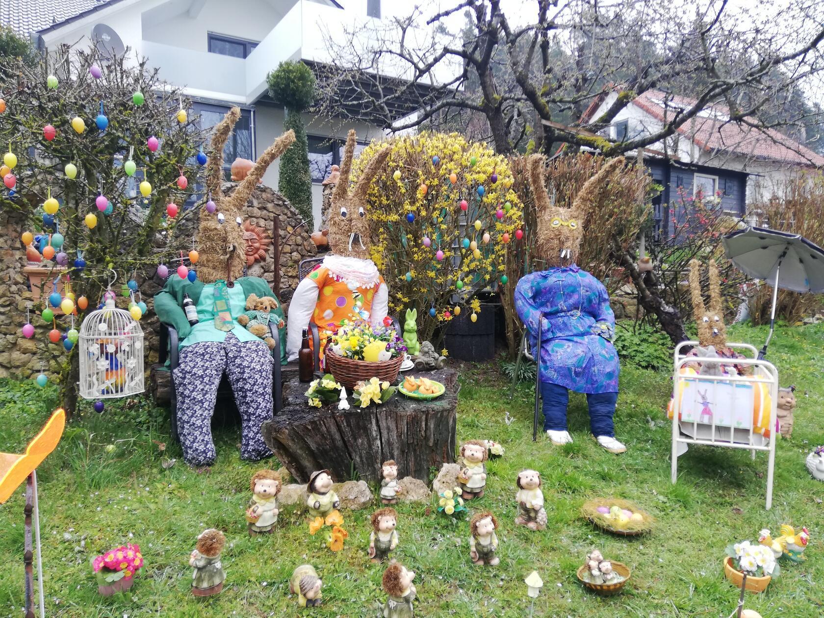Die Hasenfamilie in Tyrolsberg hat unsere Leserin Rosy Treu fotografiert.