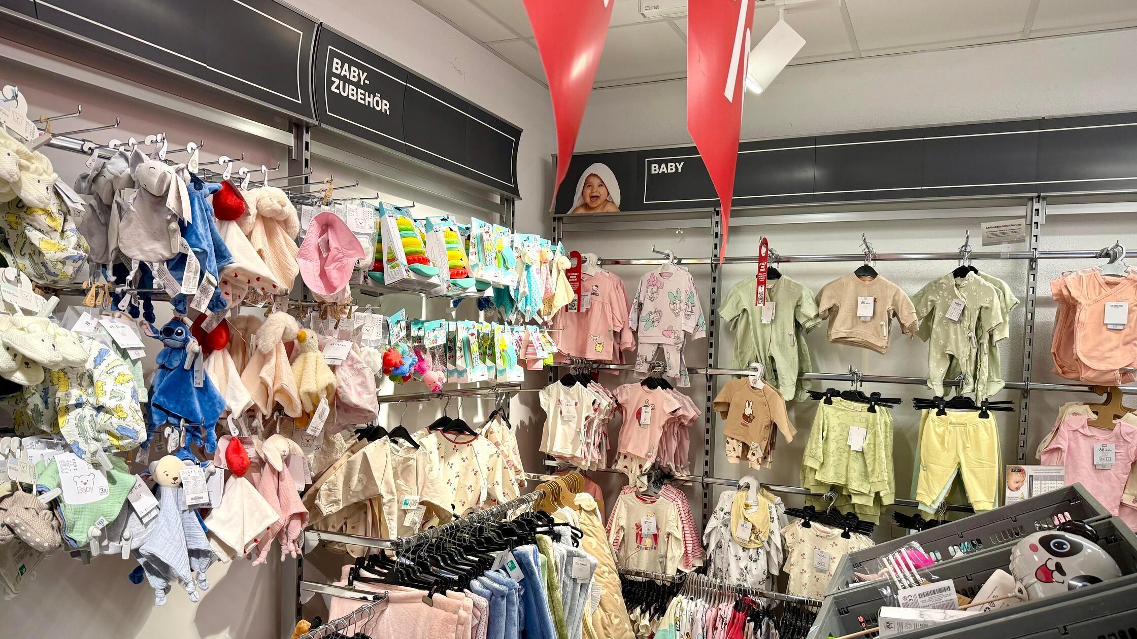 Baby-Abteilung bei Kik