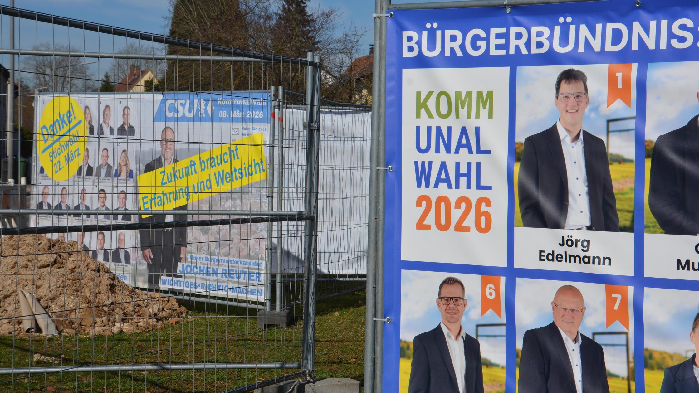 Die Wahlplakate sind noch präsent, die Stichwahl i