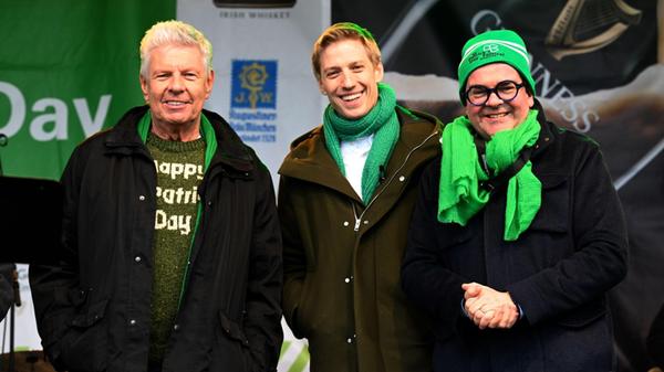 Münchens Oberbürgermeister Dieter Reiter (l-r) Dom