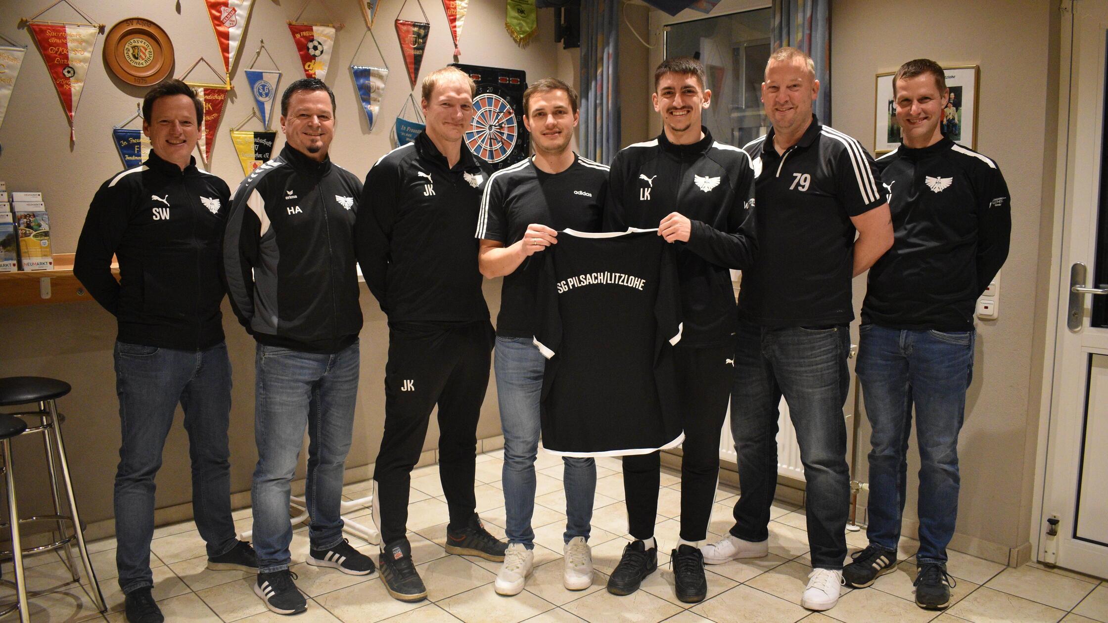 Das neue Führungsduo für die SG Pilsach/Litzlohe M