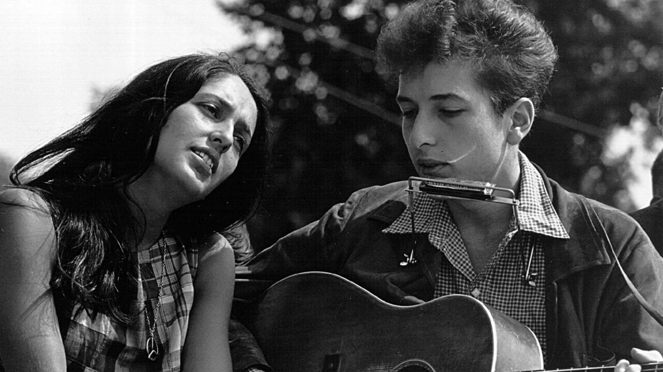 Joan Baez und Bob Dylan