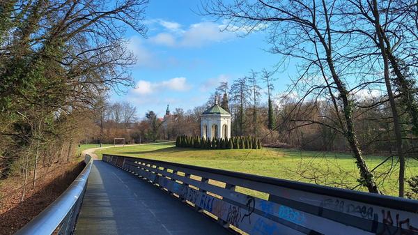 Immer wieder ein schöner Blick auf dem Weg in die Rother Innenstadt.