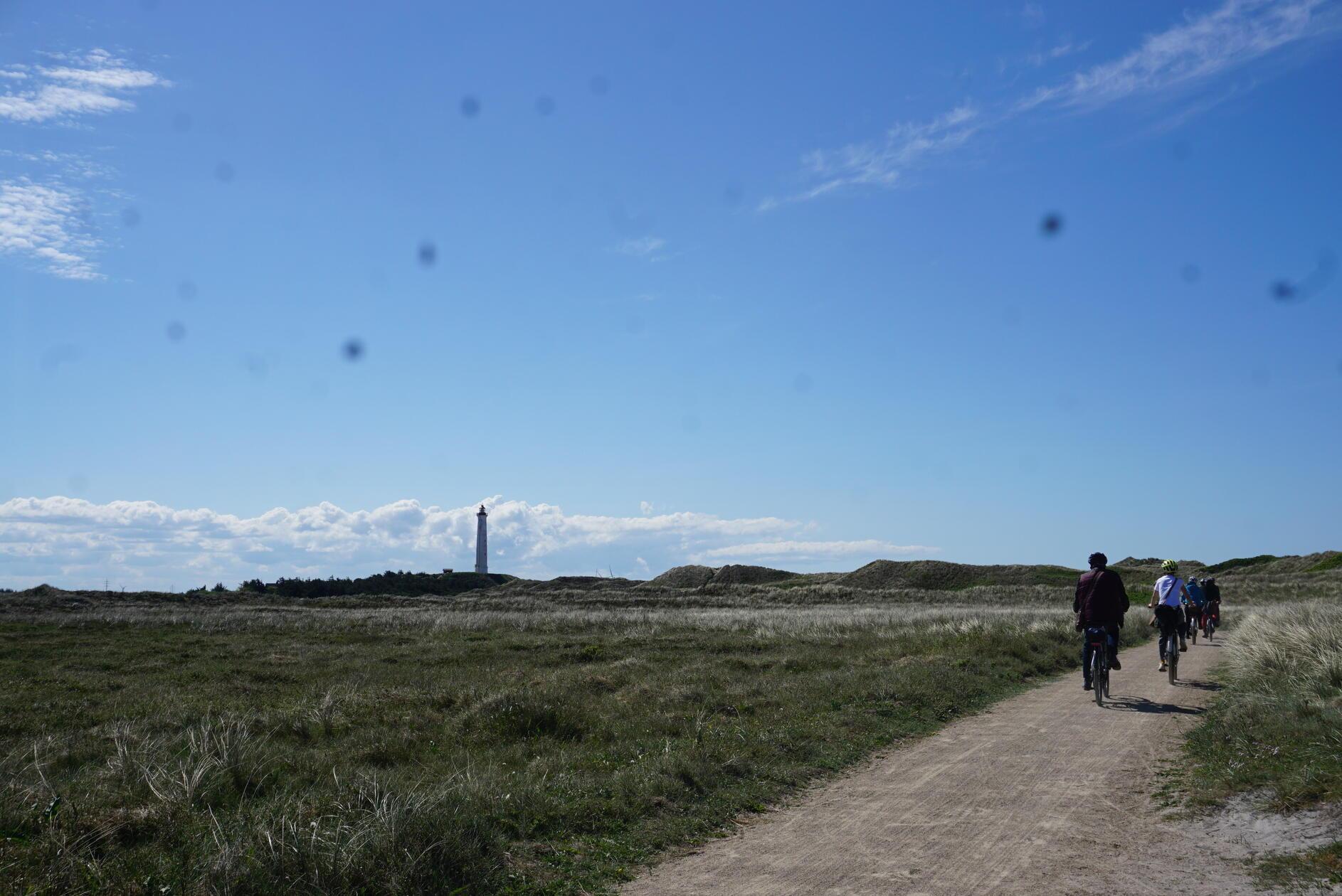 Entlang der Westküste lässt sich wunderbar radeln. Radwege sind gut ausgeschildert und beim Fahrradverleih in Hvide Sande kann man die Räder mit und ohne Motor online buchen. Sie werden direkt ans Ferienhaus geliefert.