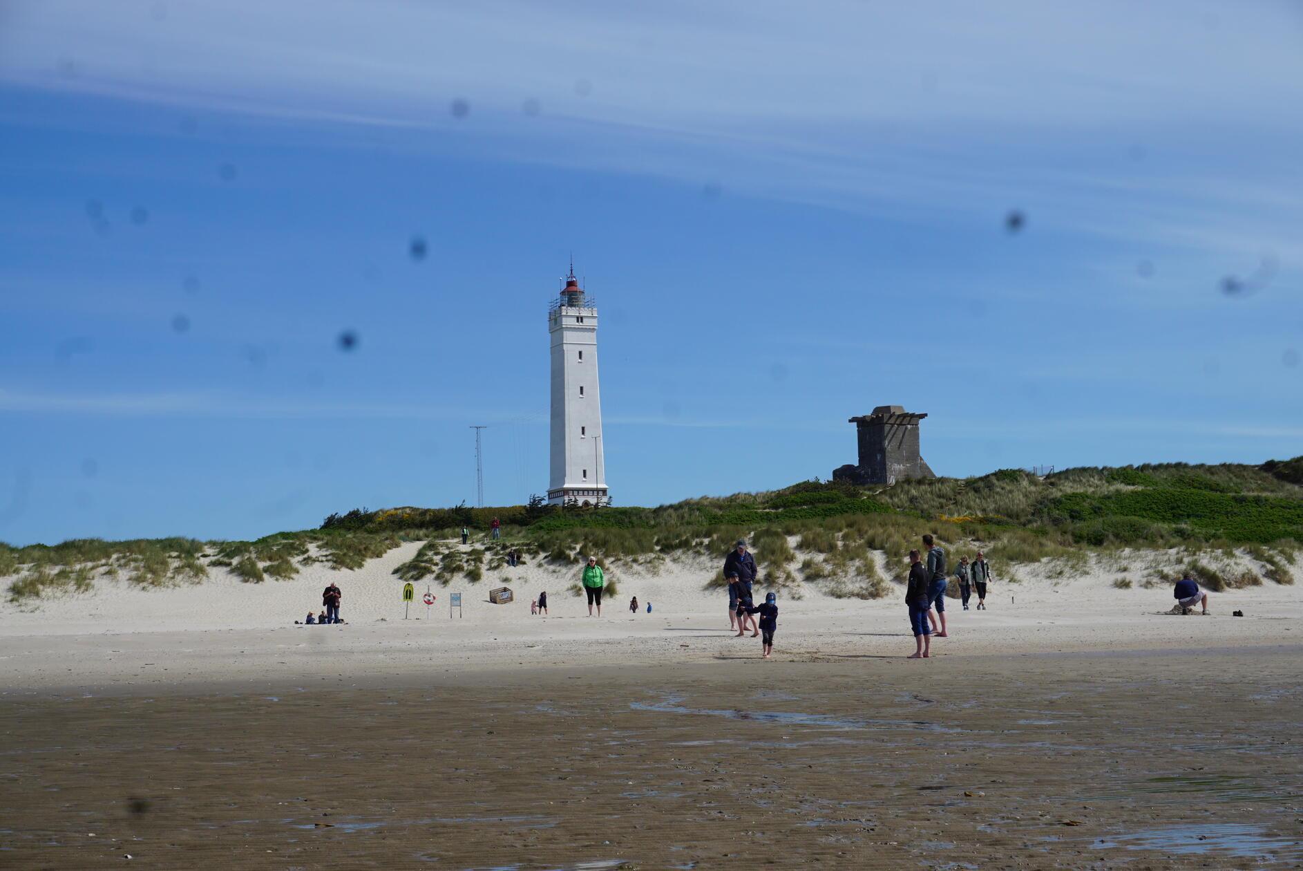 Blåvandshuk Fyr ist der westlichste Leuchtturm Dänemarks und steht auf der Landzunge Blåvands Huk an der Westküste Jütlands.