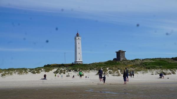 Blåvandshuk Fyr ist der westlichste Leuchtturm Dänemarks und steht auf der Landzunge Blåvands Huk an der Westküste Jütlands.