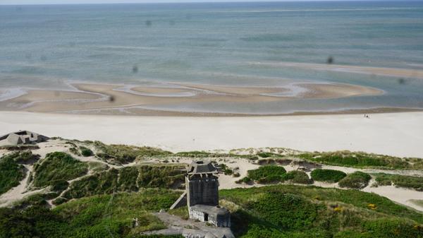 Direkt neben Blåvandshuk Fyr haben die deutschen Besatzer 1940 eine Radaranlage gebaut, um alliierte Flugzeuge aufzuspüren.