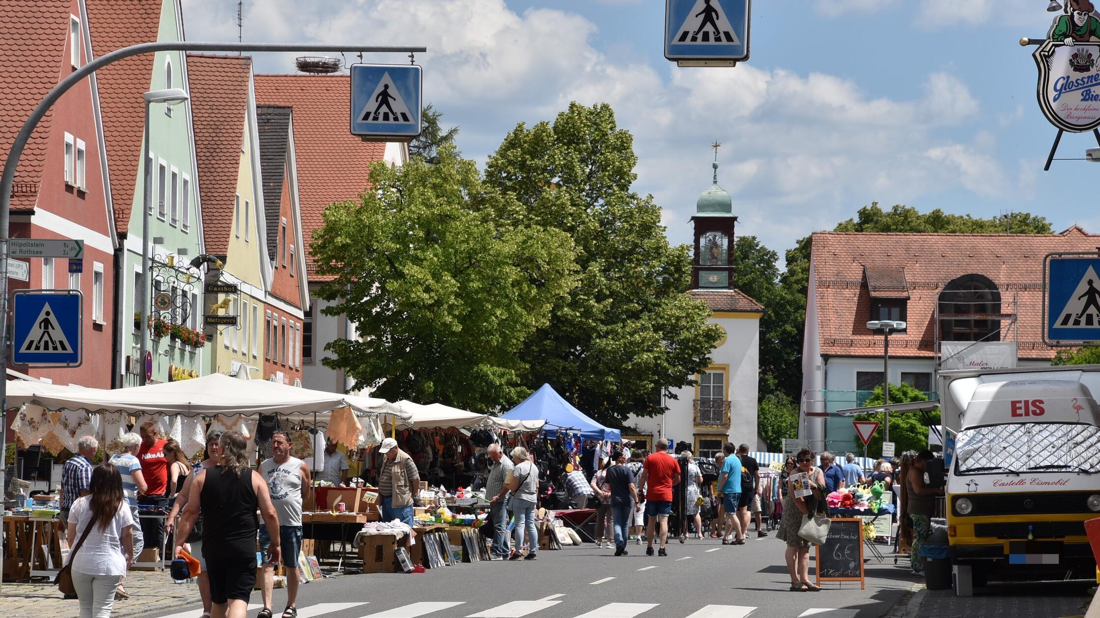Zebrastreifen Marktplatz Allersberg