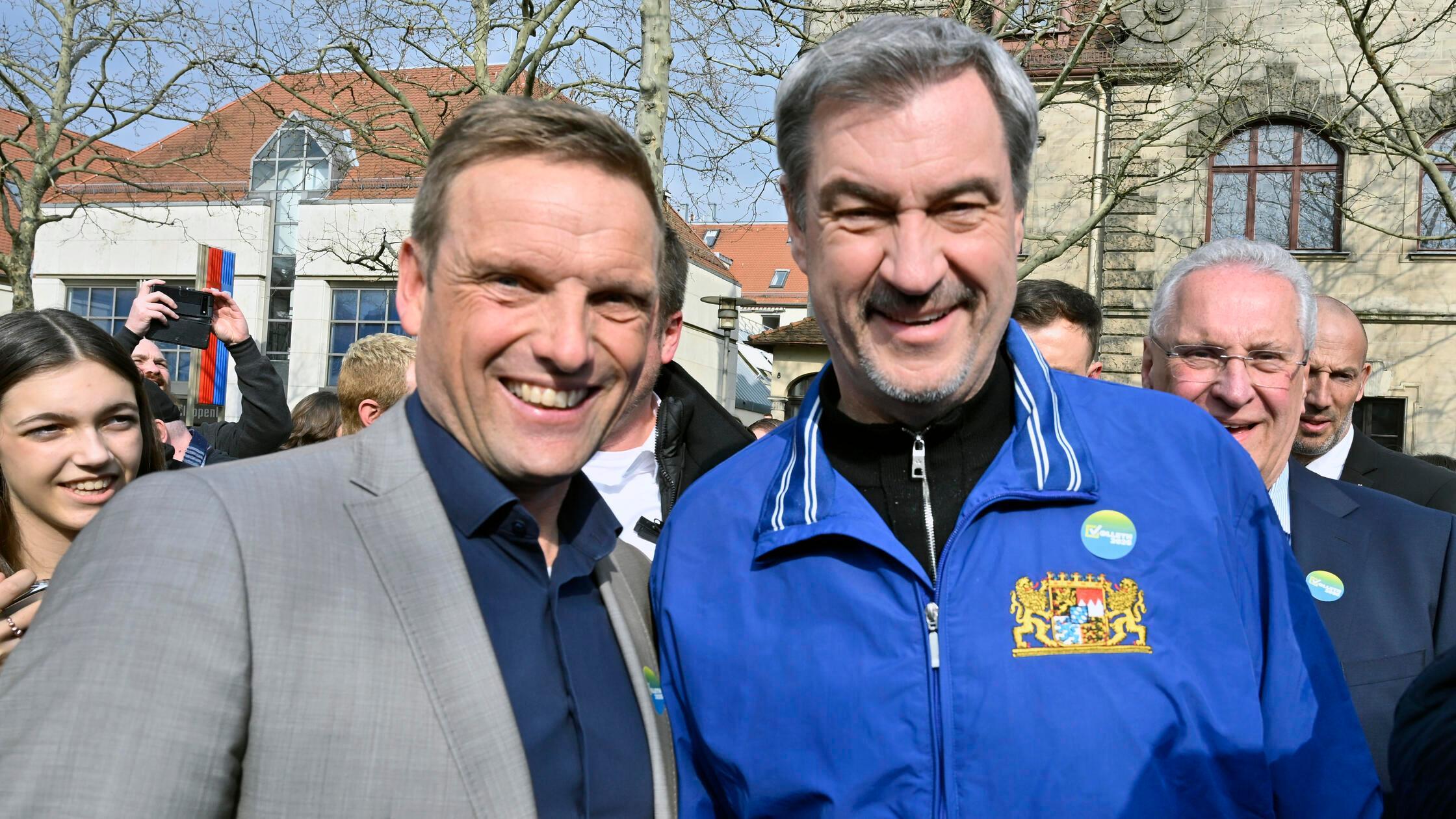 Erlangen:  Wahlkampfhilfe aus München für Jörg Vol