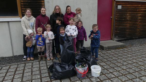 Frühjahrsputz der FSV-Kindergruppe