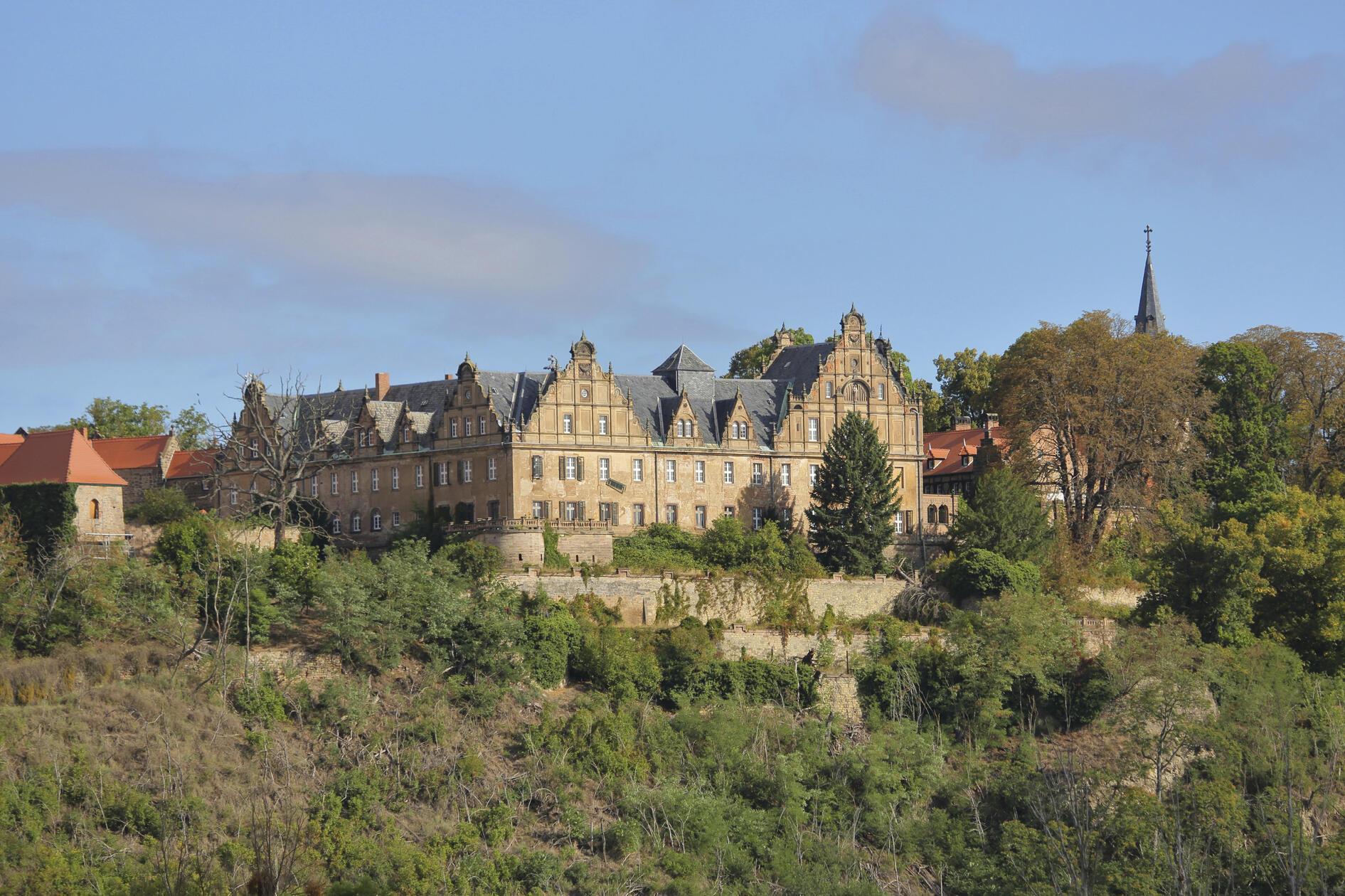 Das verlassenen Schloss Vitzenburg befindet sich in Querfurt in Sachsen-Anhalt. Erbaut wurde es im späten 17. Jahrhundert. Heute befindet es sich in Privatbesitz. Führungen werden nicht angeboten. Doch Schloss Vitzenburg ist weit über die Grenzen von Querfurt hinaus bekannt. In den historischen Gemäuern wurden zuletzt zwei Filme aus der neuaufgelegten "Bibi und Tina"-Reihe gedreht.