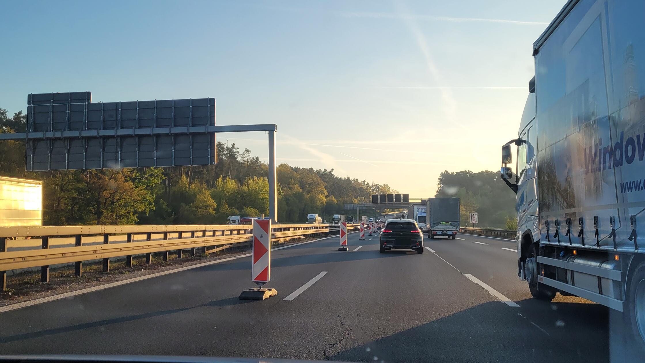 Stau A6 Schwabach Roth