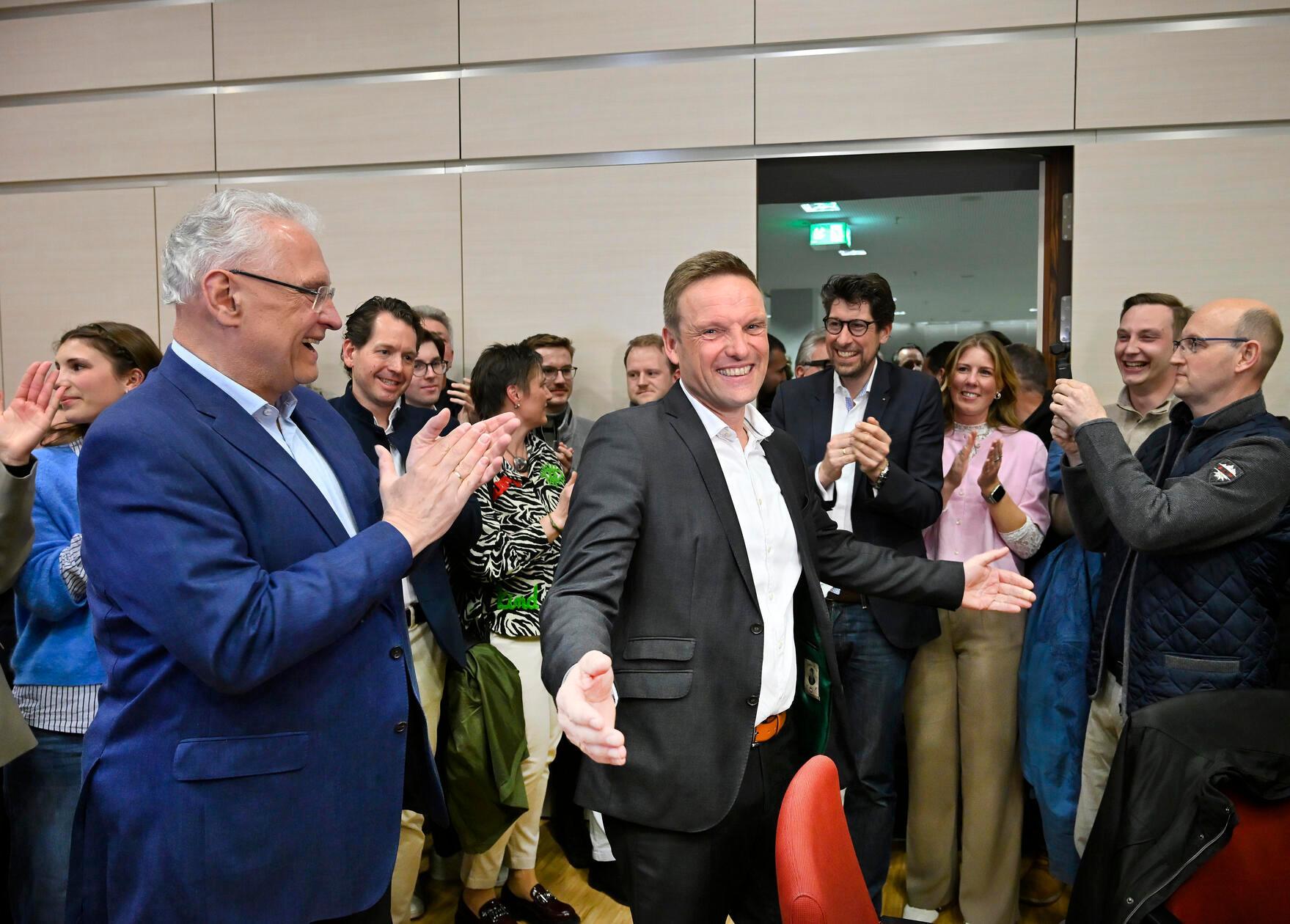 Erlangen hat sich für den Wechsel entschieden: Jörg Volleth (CSU) wird neuer Oberbürgermeister.