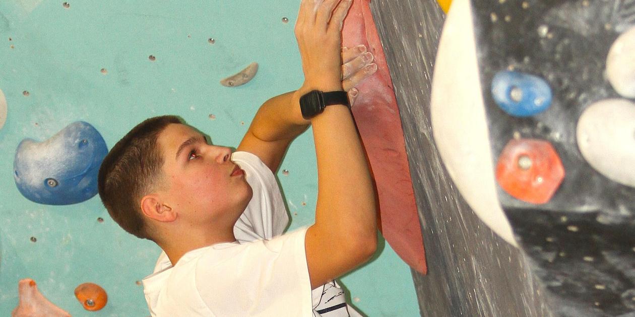 Bezirksfinale der mittelfränkischen Schulen im Sportklettern in ...