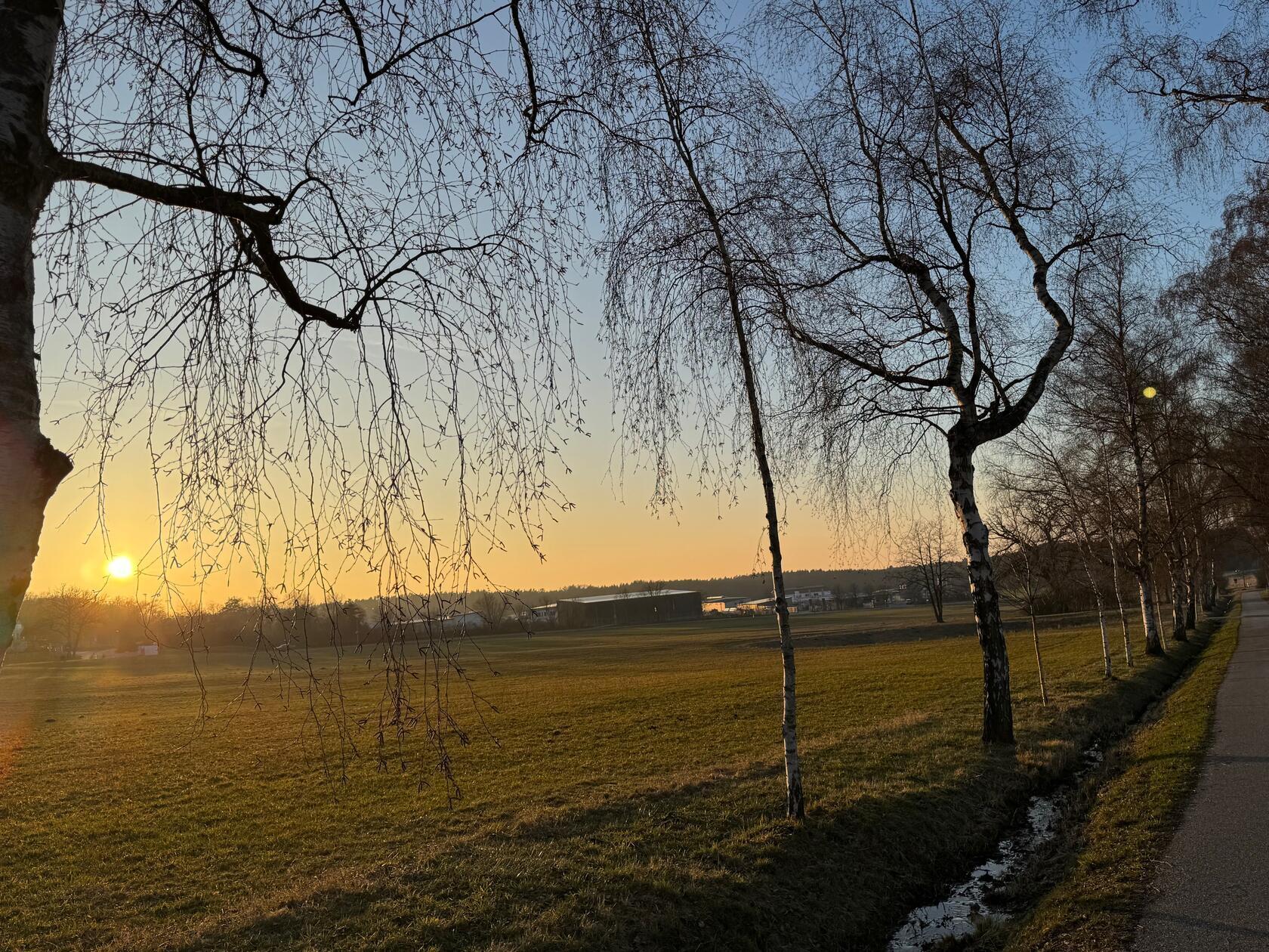 Diese Abendstimmung konnte unsere Leserin Heidi Kostic einfangen.