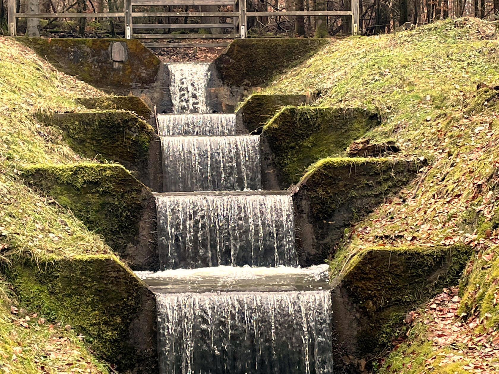 Kaskade am Leitgraben, gesehen von unserer Leserin Andrea Mertl.