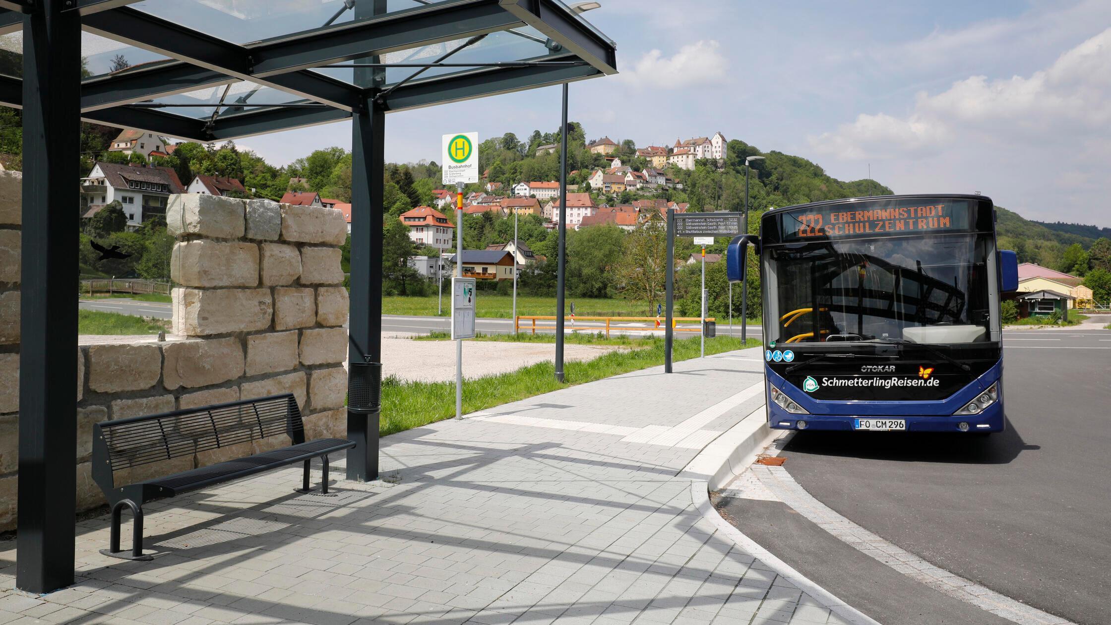 Neuer Busbahnhof Eggloffstein