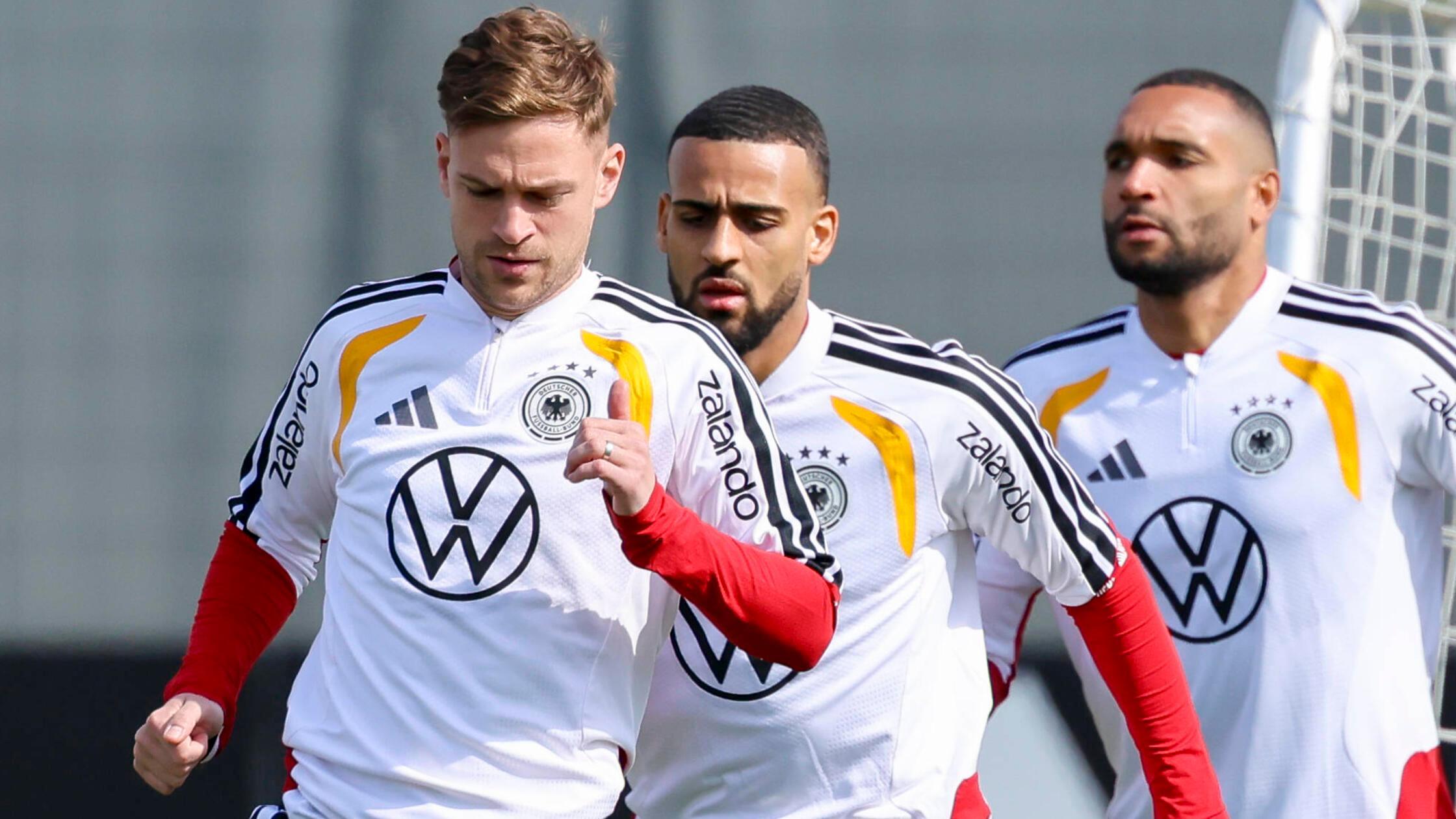 Training der deutschen Fussball Nationalmannschaft