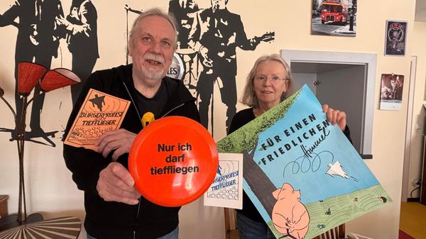 Protest gegen Tiefflüge in der LFA7