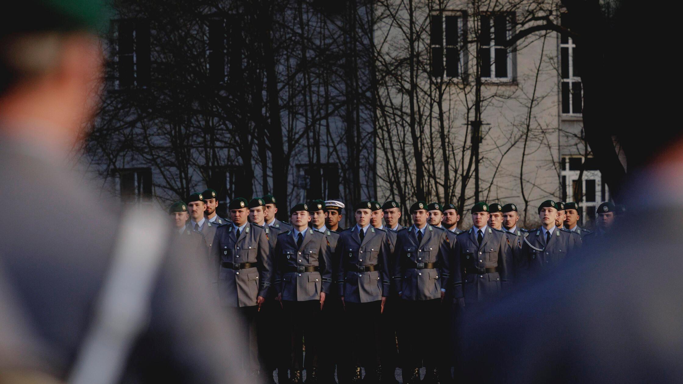 Soldaten des Wachbataillon, aufgenommen im Rahmen 