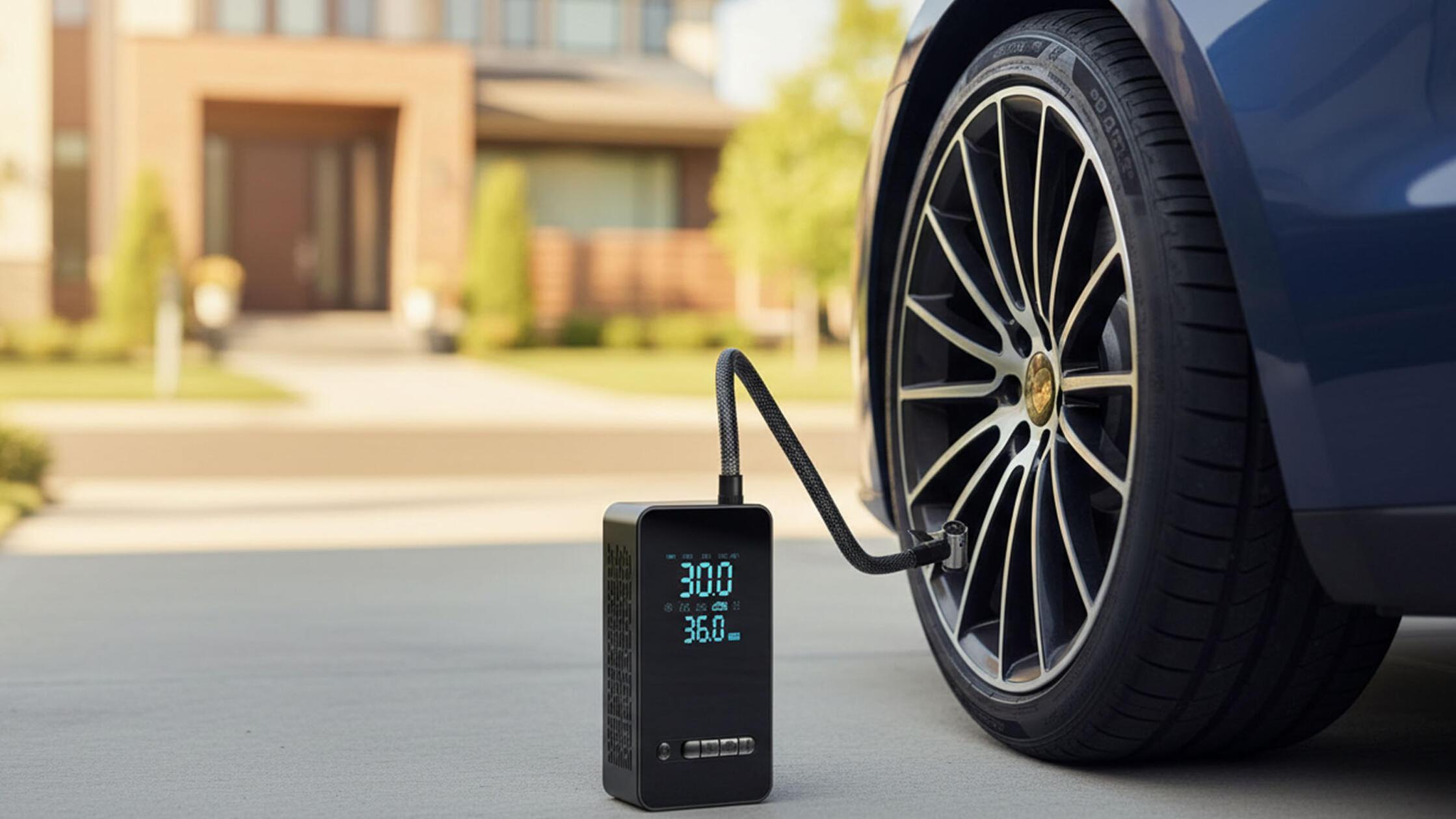 5 Ah AstroAI Akku-Luftpumpe