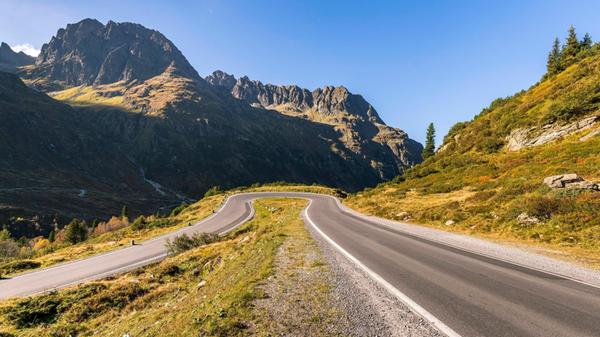 Austria, Montafon valley, Silvretta High Alpine Ro