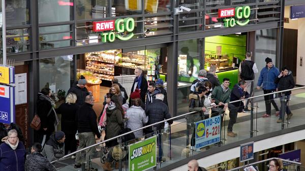 Einkaufsszenarien im Hauptbahnhof