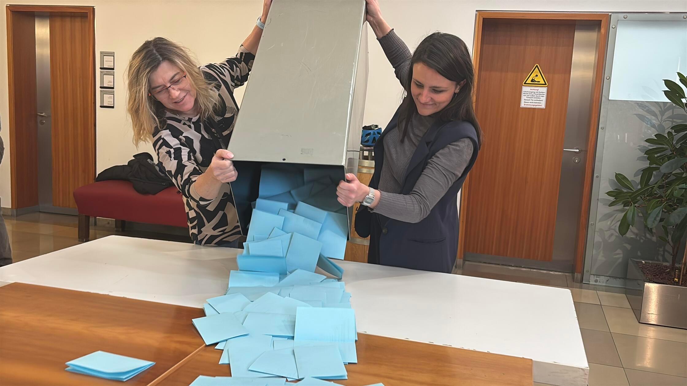 Wahlurne in Neumarkt 