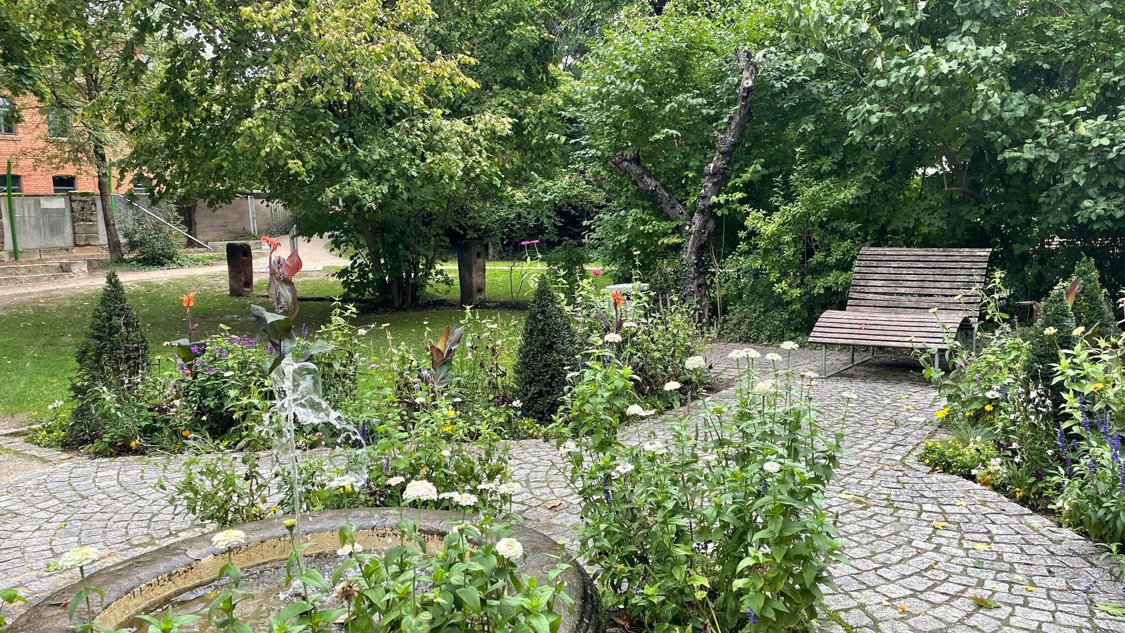 Auch der grüne Apothekergarten wird ein Anlaufpunk