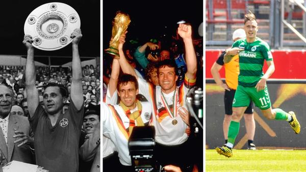 Max Morlock, Lothar Matthäus und David Raum: Drei Generationen an deutschen Nationalspielern, die entweder in Franken aufgewachsen sind oder in Franken gespielt haben. Welchen Franken oder Ex-Franken sonst noch das Trikot deutschen Nationalmannschaft bei einer Welt- oder Europameisterschaft tragen durften, sehen Sie hier.