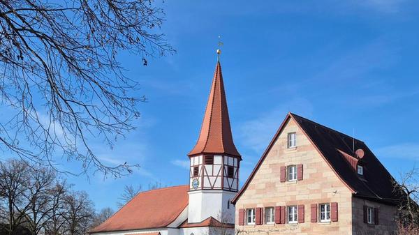 Die schöne Kirche in Dürrenmungau.