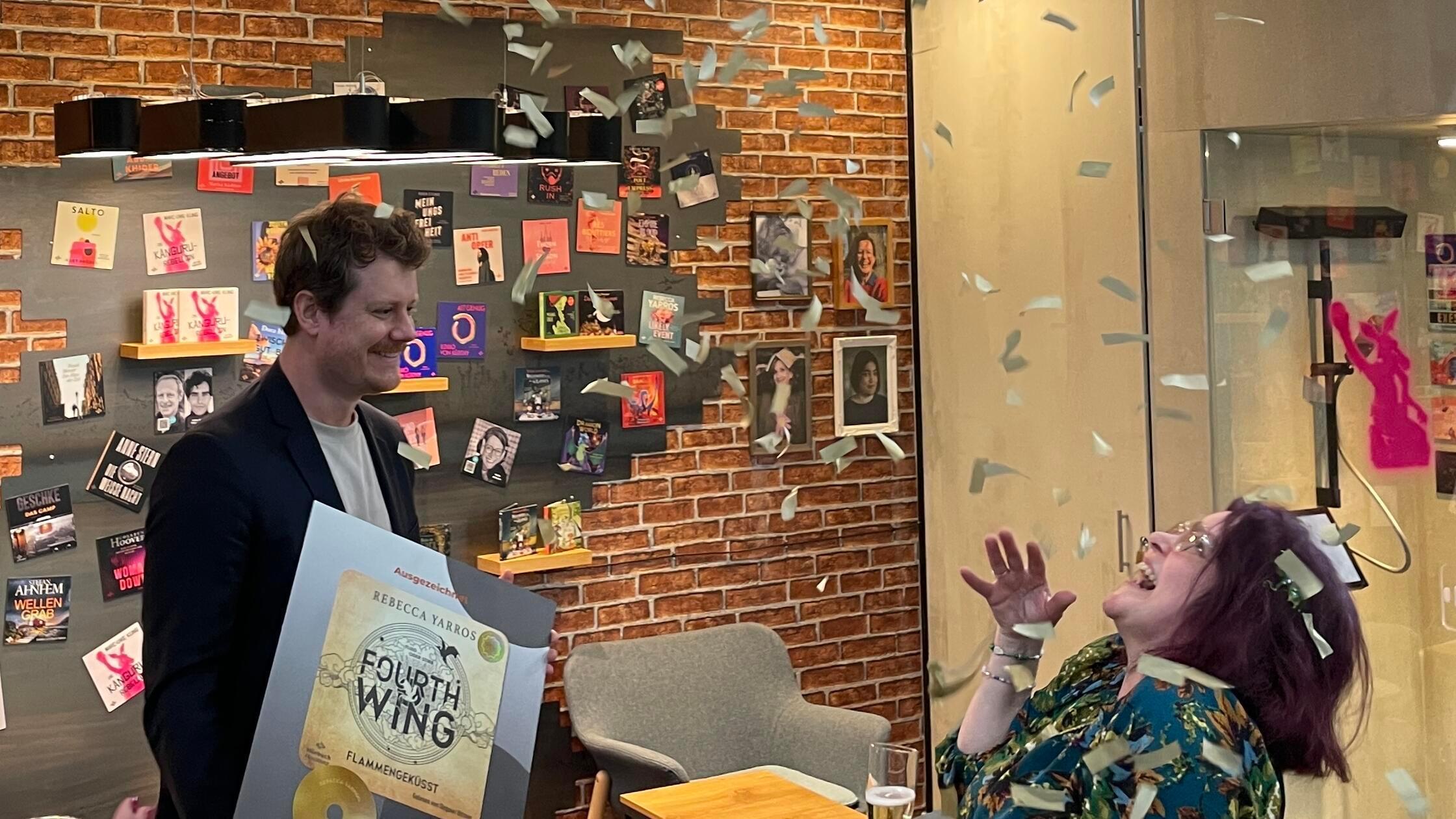 Konfettiregen für Dagmar Bittner (1)