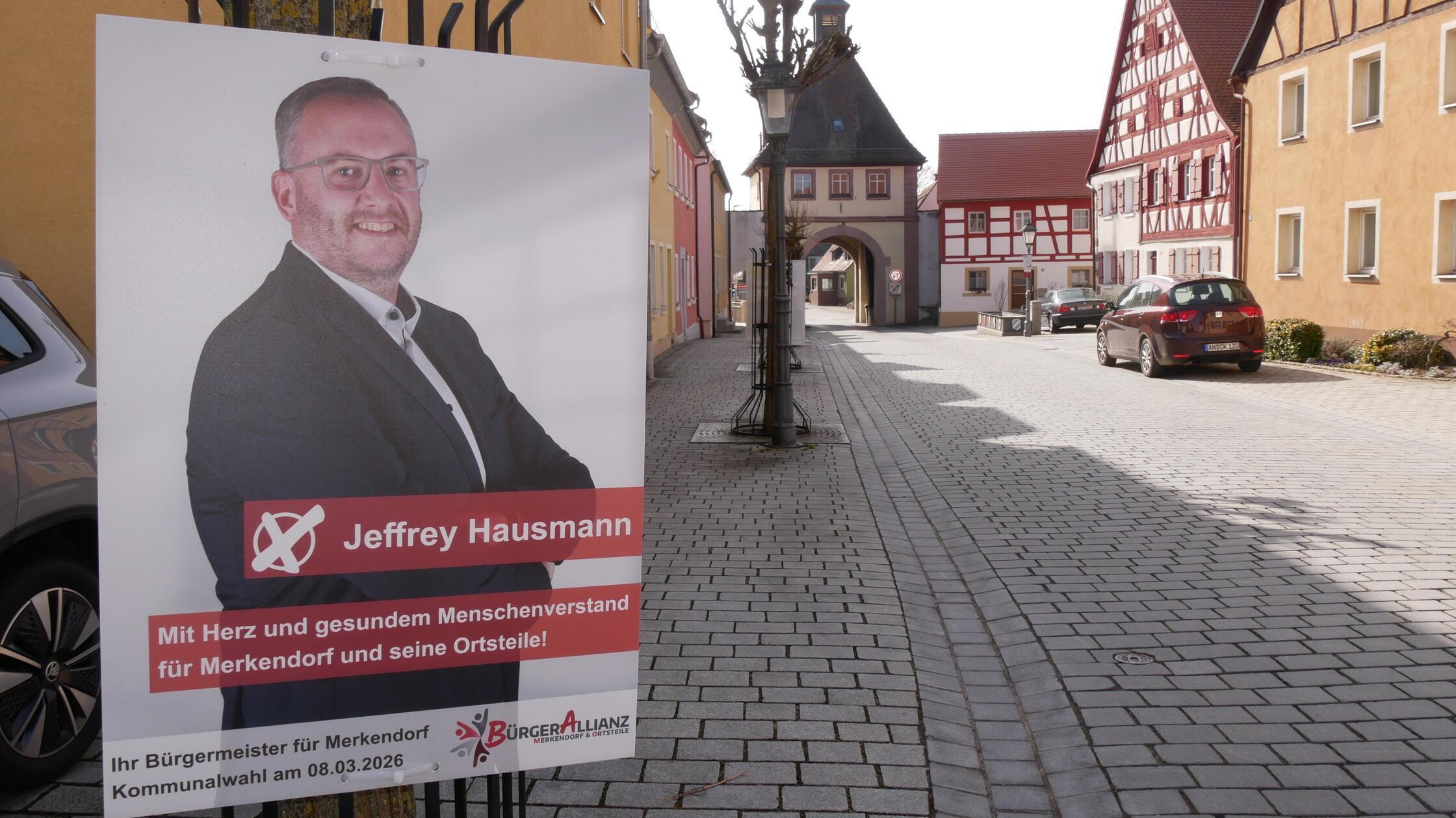 Jeffrey Hausmann BAMO Wahlplakat 2026