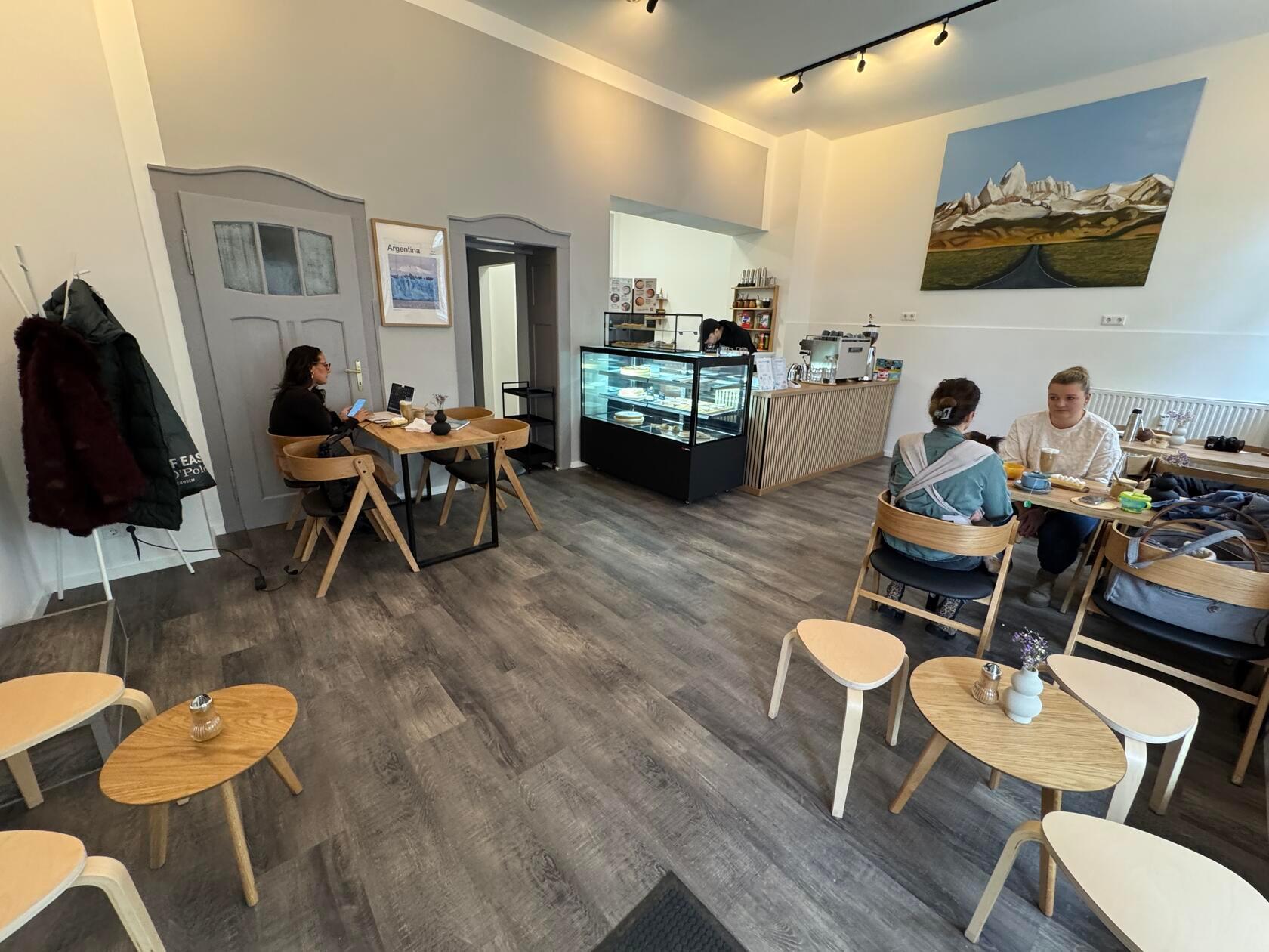 Sein kleines Café in St. Johannis erfreut sich großer Beliebtheit.