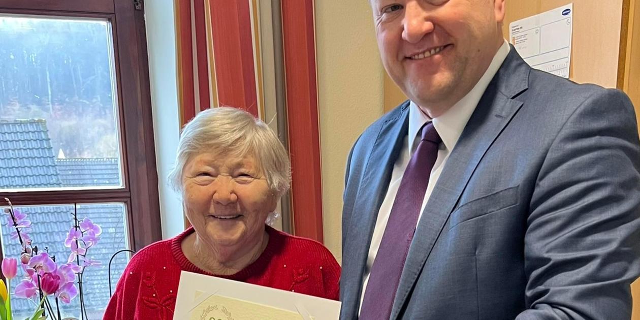 Rita Gradl erreicht neunzig Jahre
