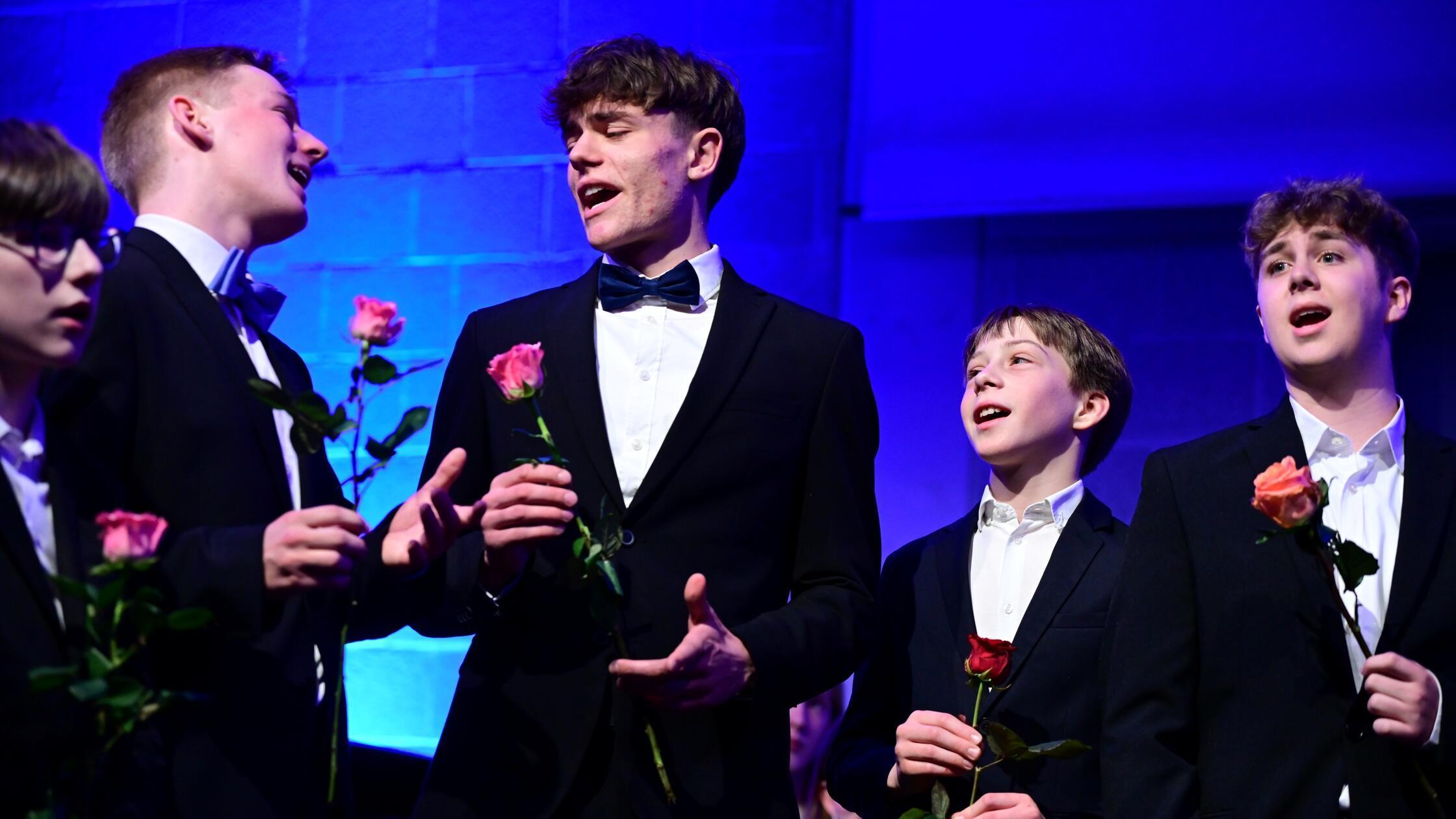 Boyband mit David Möhrle (2.v.l.)