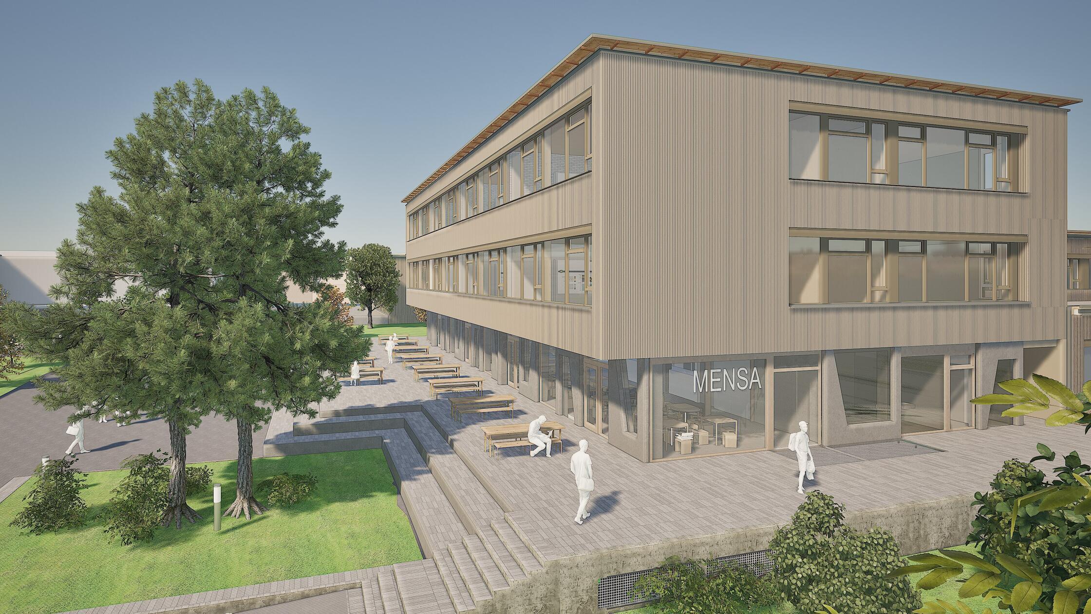 Ansicht Mensa Realschule