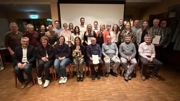 Die Berger Kolpings Familie mit den geehrten Mitgl