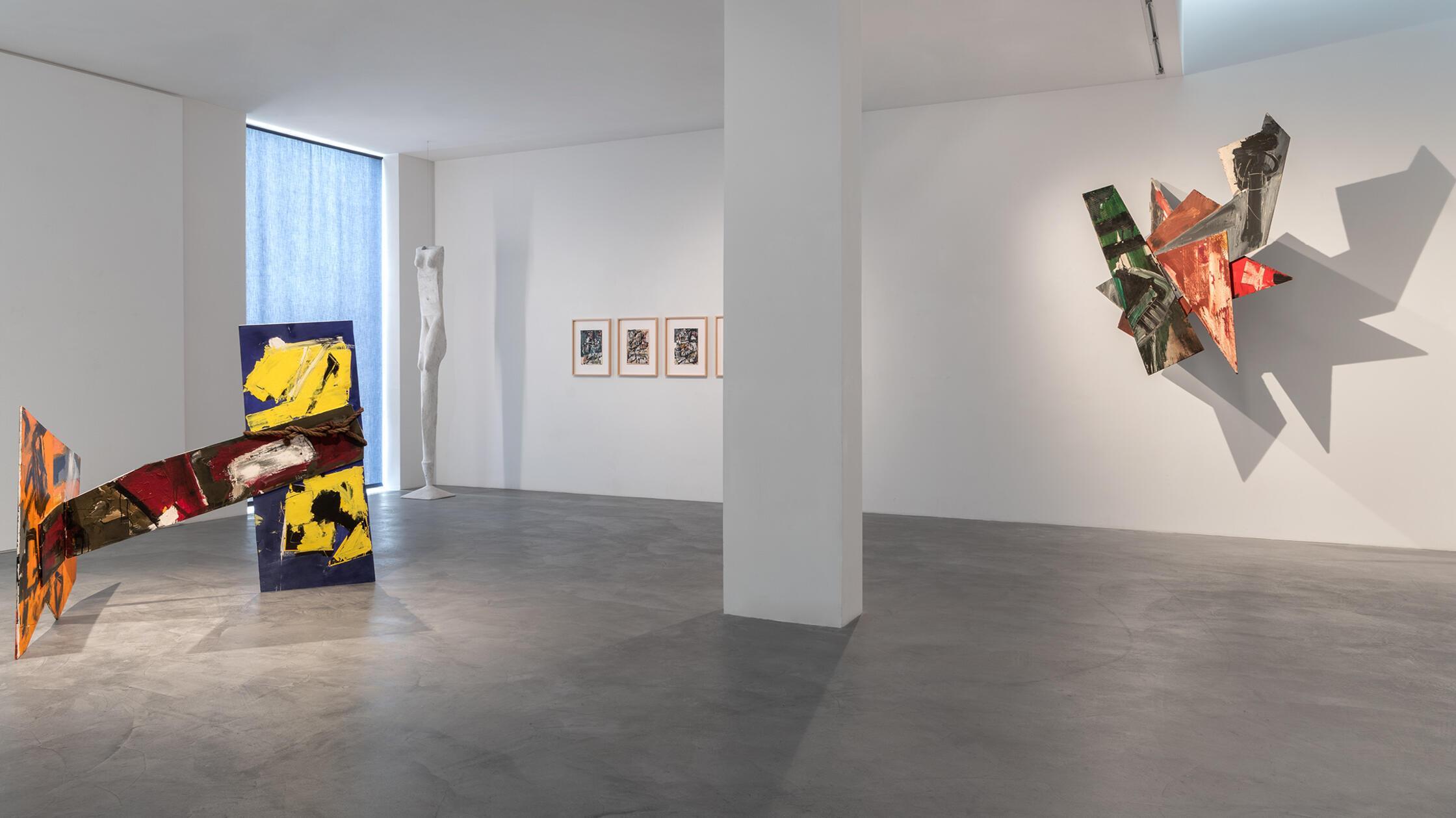 Blick in die Sonderausstellung Emilio Vedova.