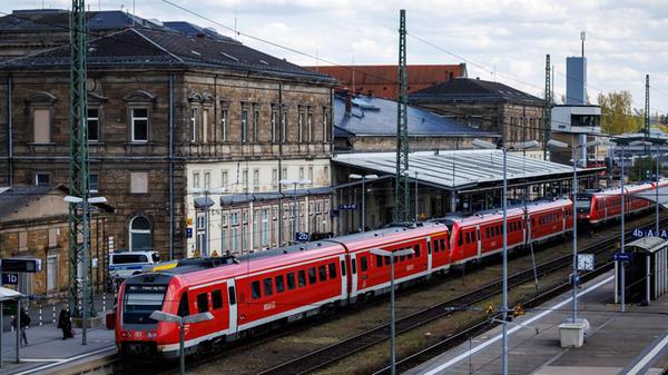 Bahnhof der Stadt Hof