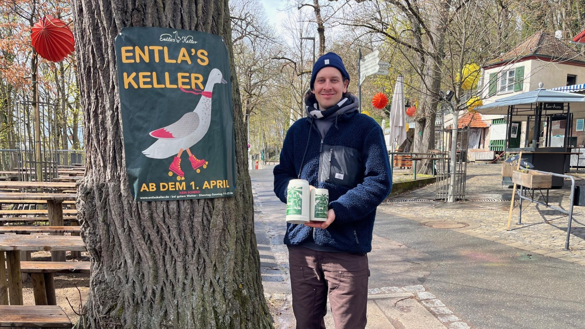 Saisonstart Entla's Keller Biergarten