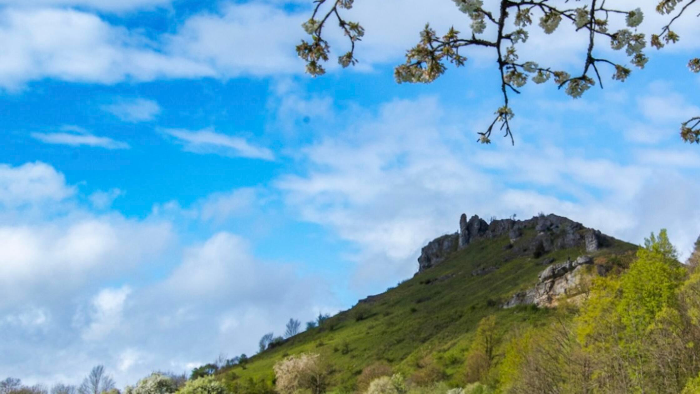 Unsere Leserin hat uns sonnig hübsche Impressionen vom Walberla geschickt.