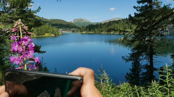 Einer der drei Seen auf der Turracher Höhe.