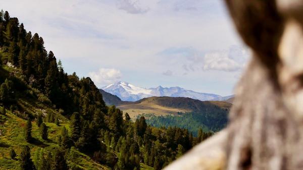 Bei unserer Wanderung haben wir diesen fantastischen Blick auf den Gletscher des Großglockners.