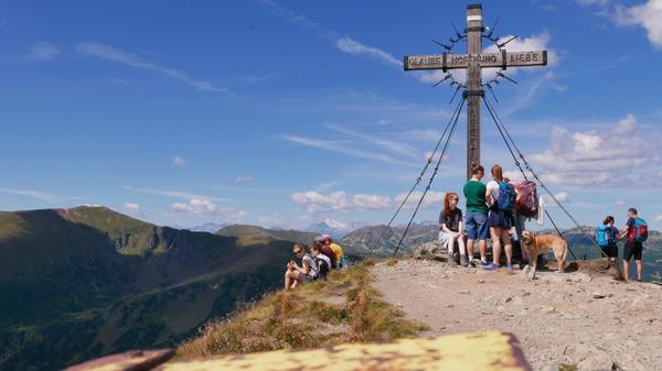Am Gipfel des Schoberriegels auf der Turracher Höhe.