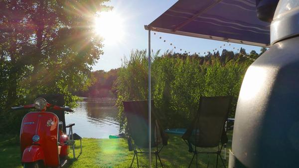 Ganz anders die Ruhe und Idylle am Maltschacher See.