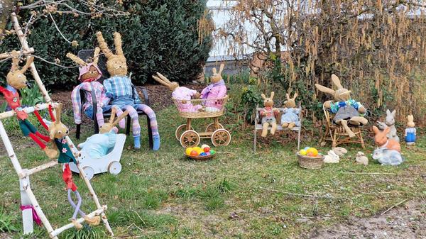 Das große Osterhasentreffen am Altenhofweg hat unser Leser Helmut Rupprecht fotografiert.