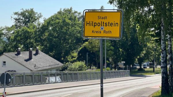 Ortsschild Stadt Hilpoltstein