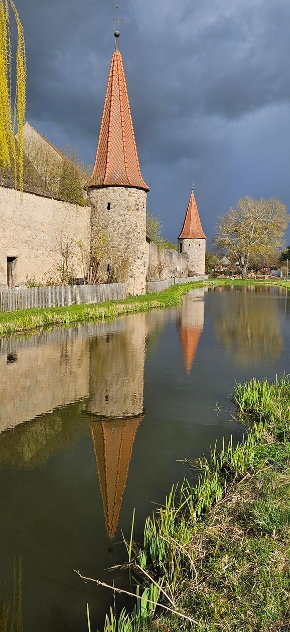 Gewitterstimmung in Merkendorf.